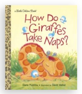 Little Golden Book How Do Giraffes Take Naps (hardcover)