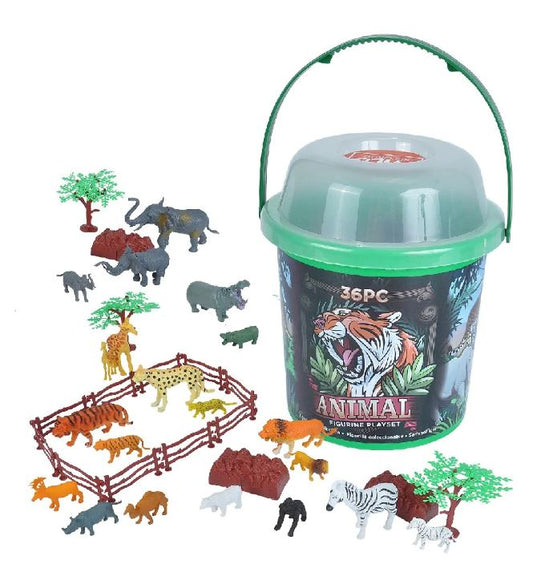 Bucket Zoo Animals (36p)