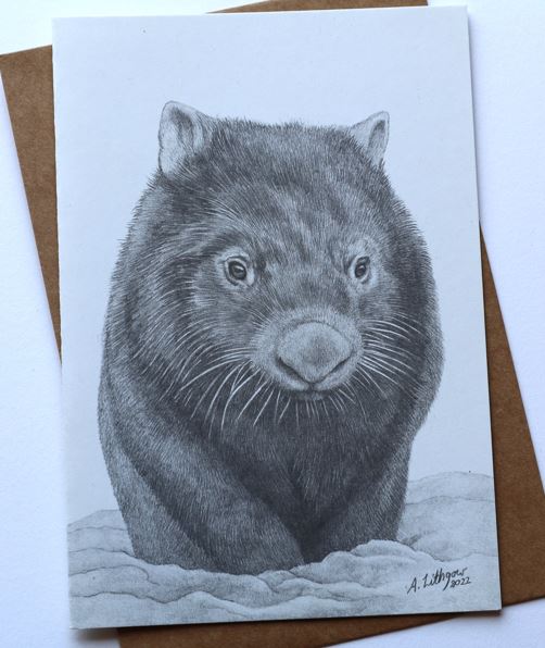 Greeting Card Wombat