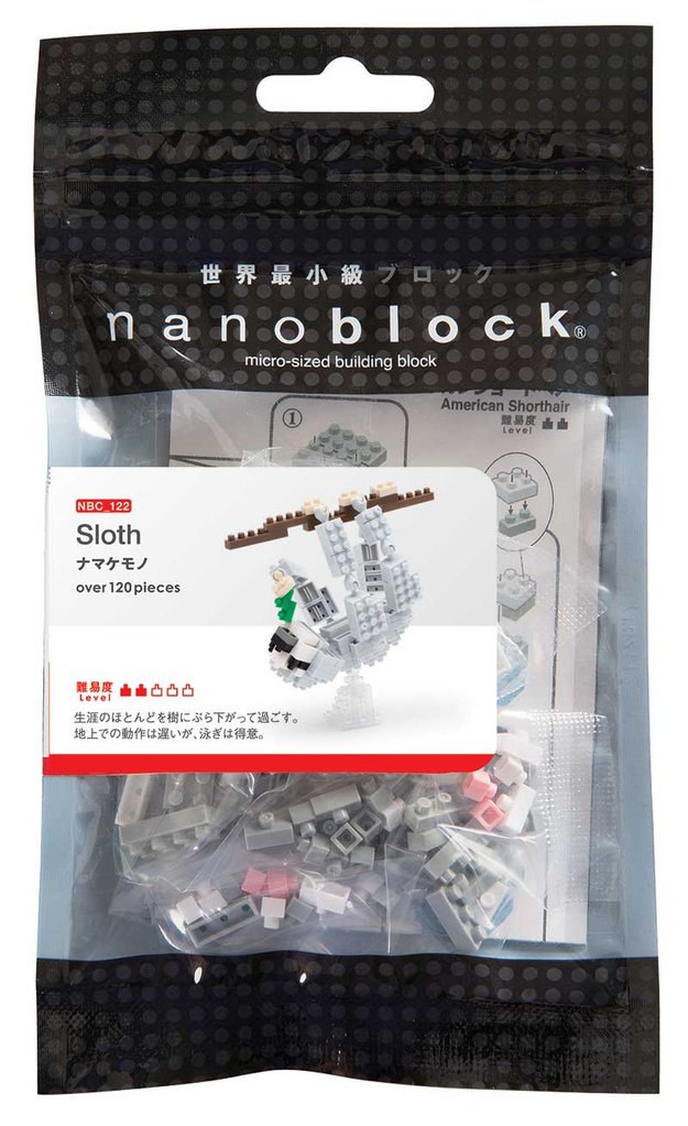 Puzzle Nanoblock Sloth