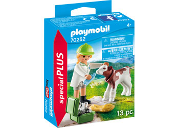 Playmobil Vet With Calf